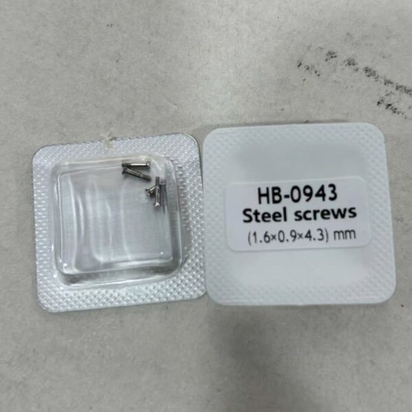 1'''' Watch Accessories: Hublot-Style Case Bezel Screws, Full Steel Hublot Watch Band, Silver Screws for Clasp & Case
