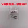 Watch Accessories, Compatible Vacheron Constantin Overseas Stainless Steel Strap Link Fixing Screws, Slotted All-Steel