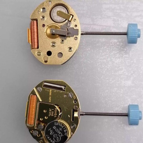 Watch Accessories, Swiss - made Ronda 751 Quartz Movement, Two - Hand Movement in Gold and White Versions, Electronic Movement H3