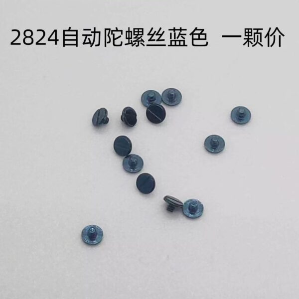 11 Screws and Parts for 2824, 2836 Movements: Bridge Screws, Movement Retaining Screws, Bearing Screws, Movement Retaining Plates, Main Ratchet Wheels