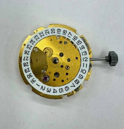 Watch accessories: Brand new Japanese Miyota movement 8217, single calendar with sub-seconds at 9 o'clock position, automatic mechanical movement