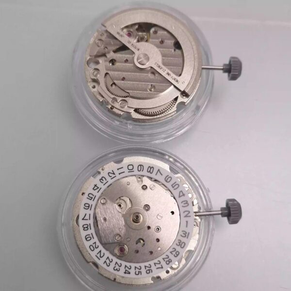 Watch accessories: Brand new Japanese Miyota movement 8217, single calendar with sub-seconds at 9 o'clock position, automatic mechanical movement