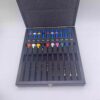 Swiss Made BERGEON 8899-A10 10-Piece Anti-Magnetic Copper Bit Screwdriver Set (Watch Repair Tool with Storage Case)