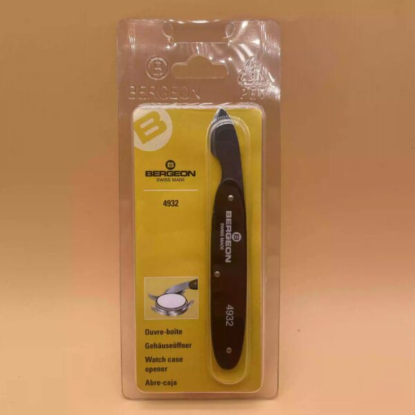 Watch Repair Tools - Swiss Genuine Imported BERGEON 4932 Single-Blade Pry Tool (Watch Case Back Opener)