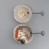 Watch Accessories, Swiss Movement, RONDA 785 Three-Hand Quartz Movement (Gold & White Versions, Date at 3 O'clock Position)