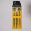 Swiss Imported BERGEON 7404 - 3-Piece Set of Dual-Ended Pin Tools for Watch Repair, Without Base