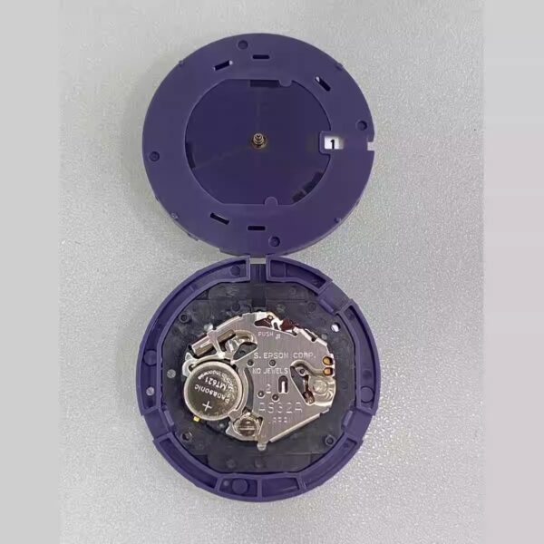 Watch Movement Accessories: Original Japanese AS32A Movement, Three-Hand Eco-Drive Movement, AS32 Solar-Powered Movement.