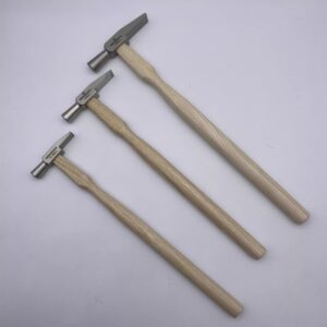 Swiss Imported BERGEON 1438-1, 1438-2 & 1438-3 Wooden-Handled Steel Hammers (Watch Repair Tools / Watchmaker's Hammers)