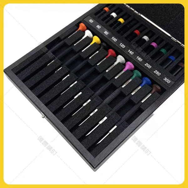 Swiss Made BERGEON 6899-A10 10-Piece Ergonomic Watchmakers Screwdriver Set