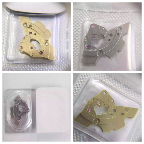 Brand-New Original Watch Movement Accessory: 2824-110 Seconds Bridge / Wheel Bridge (Gold, White)