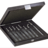 Genuine Swiss BERGEON 7026 Magnetic-Resistant Tweezer Set with Storage Case (Watch & Clock Repair Tool)