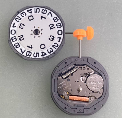 2‘’ Watch Accessories: Brand-New Japanese MIYOTA (Miyota) 1M50 Black Movement, 1M52 White Movement