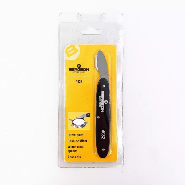 Watch Repair Tools - Swiss Genuine Imported BERGEON 4932 Single-Blade Pry Tool (Watch Case Back Opener)
