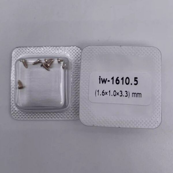 Watch Accessories: Case Back Screws Compatible with IWC Portofino & Portugieser, Full Steel Slotted Case Back Screws (One Box)