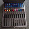 Swiss Made BERGEON 8899-A10 10-Piece Anti-Magnetic Copper Bit Screwdriver Set (Watch Repair Tool with Storage Case)