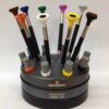 3- Genuine Imported BERGEON 6899-S10 Precision Screwdriver Set with Rotating Stand (for Watch & Clock Repair)