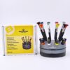 3 Genuine Imported BERGEON 6899-S10 Precision Screwdriver Set with Rotating Stand (for Watch & Clock Repair)