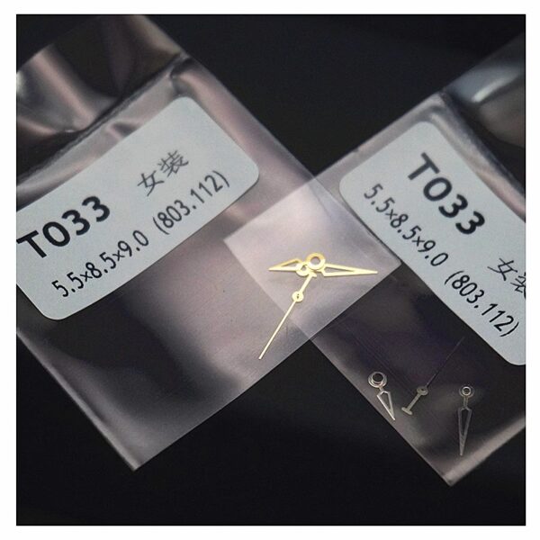 Watch Accessories: Tissot Hands | T033 Baohuan Series | Ladies' Quartz Watch Hands | Compatible with 803.112 Movement