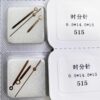 Watch Accessories: Watch Hands Compatible with Ronda 515 Quartz Movement | Hour, Minute & Second Three-Hand Set