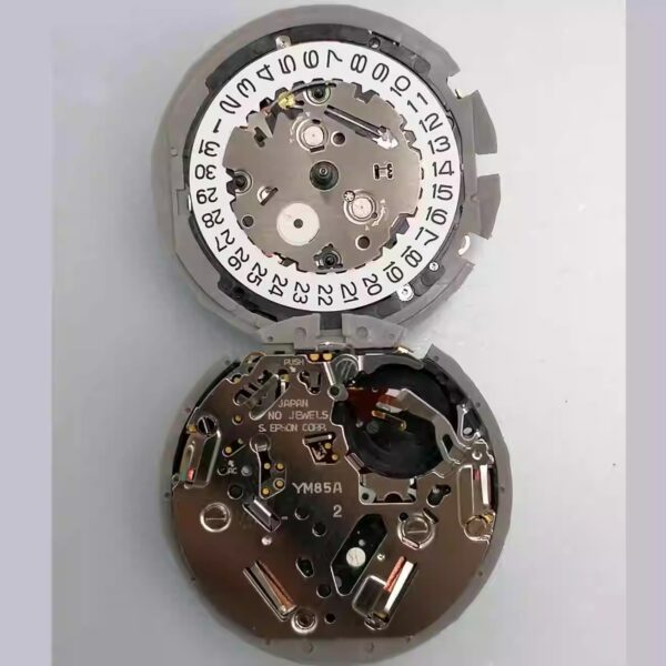 3 Watch Accessories: Original Japanese YM85 Movement, Six-Hand 3 O'clock Position Multi-Functional Quartz Movement