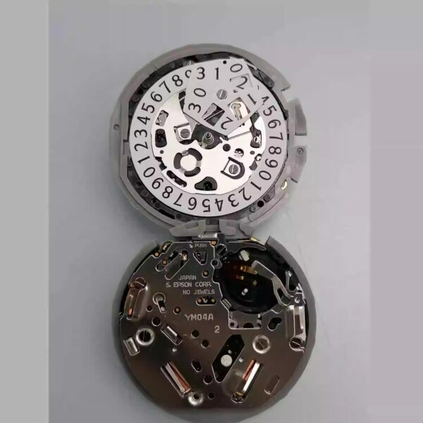 3 Watch Accessories: Brand-New Original Japanese Miyota YM04A Quartz Movement, YM04 Movement