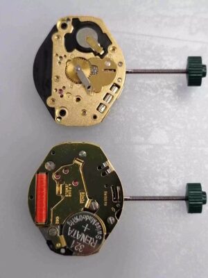 3 Watch Accessories, Brand New Original Swiss Ronda Quartz Movement, Ronda 1062 Gold Two-Hand Movement