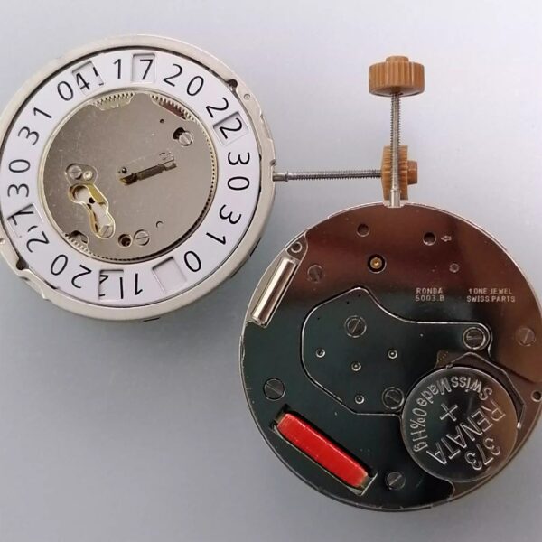 3 Watch Accessories, Brand New Original Swiss RONDA 6003.B/6003B Quartz Movement