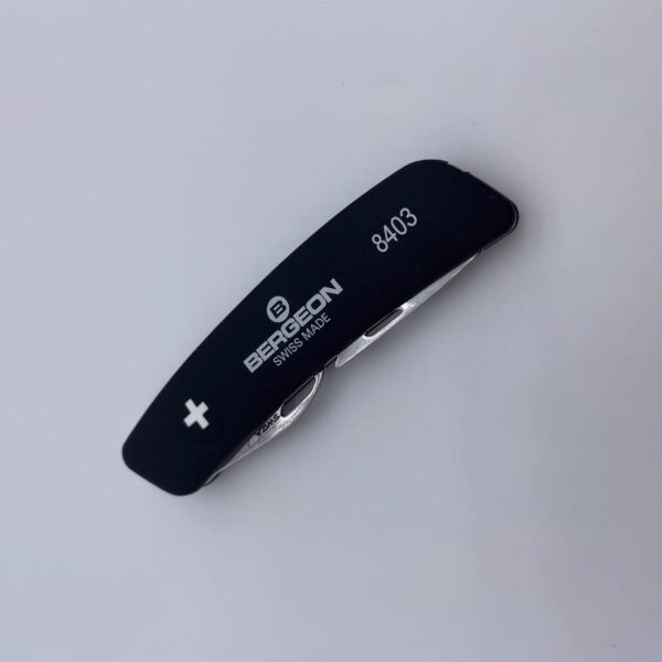 Swiss Made BERGEON 8403 Locking Case Knife & Spring Bar Tool – 2-in-1 Precision Watch Repair Tool
