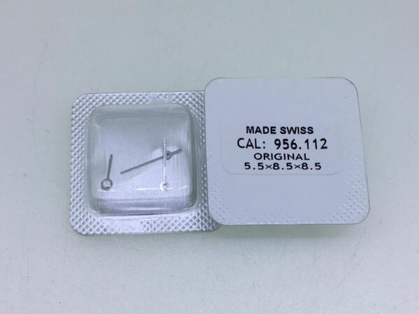 Watch Accessories: Replacement Silver Watch Hands for ETA 956.112/255111/255412 Quartz Movements