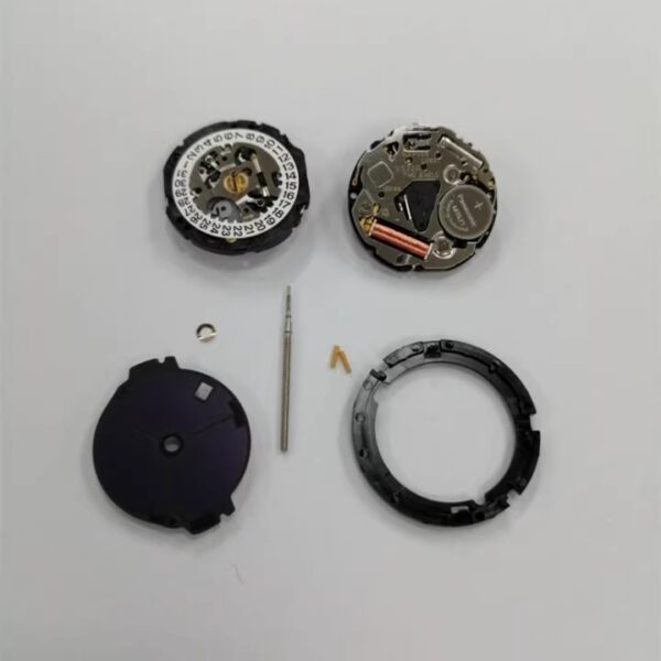 Watch Accessories: Brand - New Original Japanese EPSON Eco - Drive Movement, VS22B Single - Calendar Movement, VS22 Movement, Complete Set with Battery.