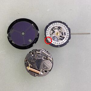 33】 Watch Accessories: Brand - New Original Japanese EPSON Eco - Drive Movement, VS22B Single - Calendar Movement, VS22 Movement, Complete Set with Battery.