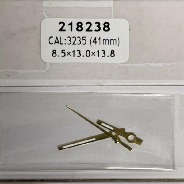 Watch Accessories: Replacement Hands for ETA 3235 Calibre (for Rolex), Hour/Minute/Second Hands for Model 218328