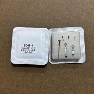 Watch Accessories: Watch Hands for Tissot T048 Series (for C01.211 Movement) | Red Second Hand