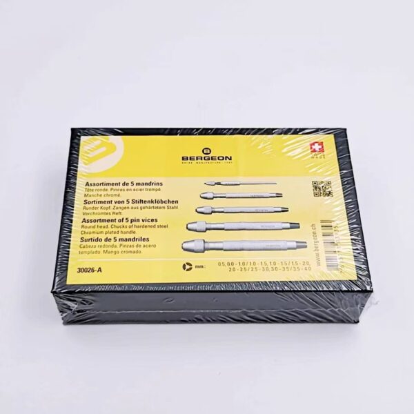 Swiss Made BERGEON 7721 3-Piece Automatic Oiler Set with Storage Base (Watch Lubrication Tool)