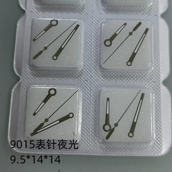 Watch Accessories: Watch Hands for Japanese Miyota 9015 Movement (Hour, Minute, Second Hands with Luminous Function)