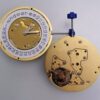 Watch Accessories, Brand New Original Swiss RONDA 5030D Quartz Movement (Gold & White Versions, Date at 3/4 O'clock Positions)