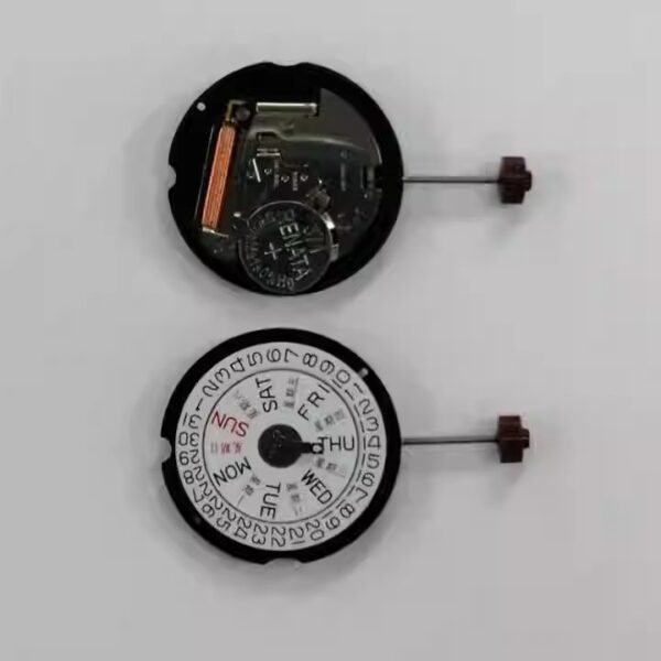 4 Watch Accessories, Brand New Original Swiss RONDA 507 Quartz Movement, Double Calendar Movement