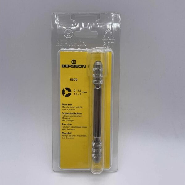 Swiss Genuine Imported BERGEON 5679 Pin Vise; BERGEON 5860 Pin Vise; BERGEON 5687 Pin Vise