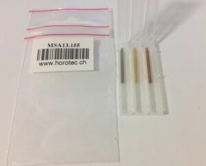 Genuine Swiss-Made Watch Repair Tool - MSA13.155 3-Piece Shock Absorber Spring Removal Tool (1.6-1.9-2.1mm)