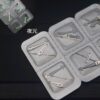 44 Watch Accessories: Watch Hands for Omega 2209.50, Compatible with ETA 2892 Movement (Seamaster 600 Diver), with Orange-Tipped Second Hand