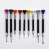 Swiss Made BERGEON 6899-S09 9-Piece Ergonomic Watchmakers Screwdriver Set with Rotating Stand