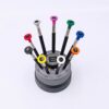 Swiss Made BERGEON 6899-S09 9-Piece Ergonomic Watchmakers Screwdriver Set with Rotating Stand