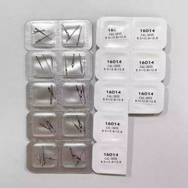 4=、 Watch Accessories: Hands for Rolex Calibre 3035, Luminous Three Hands for Models 16014 / 16013