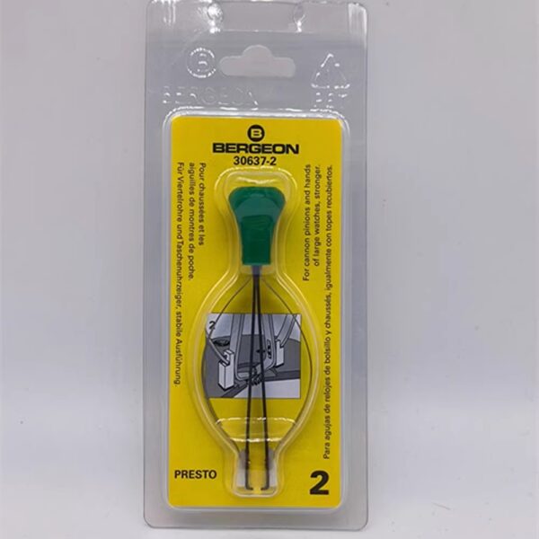 Watch Repair Tool: Swiss Imported BERGEON 30637-2 Watch Hand Removing & Ten-Jaw Minute Wheel Pliers – for Larger-Sized Watches