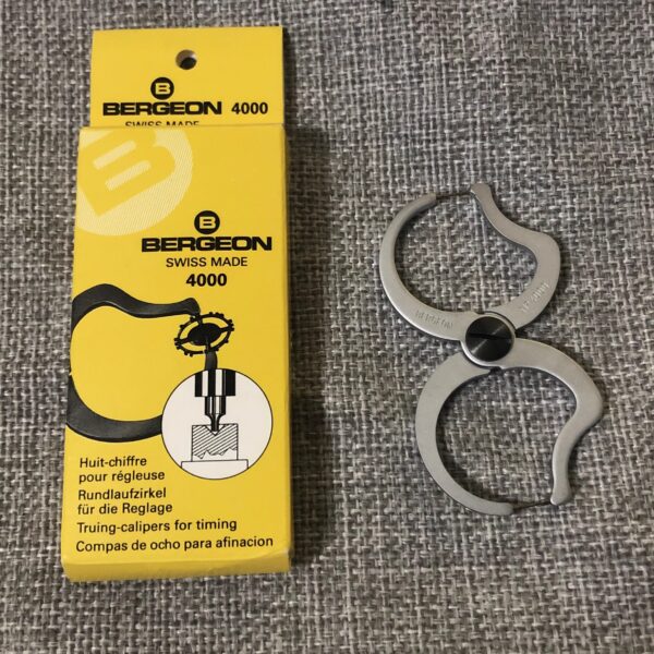 Swiss Made BERGEON 4000 Balance Staff Straightening Pliers (Watch Balance Calibration Tool)
