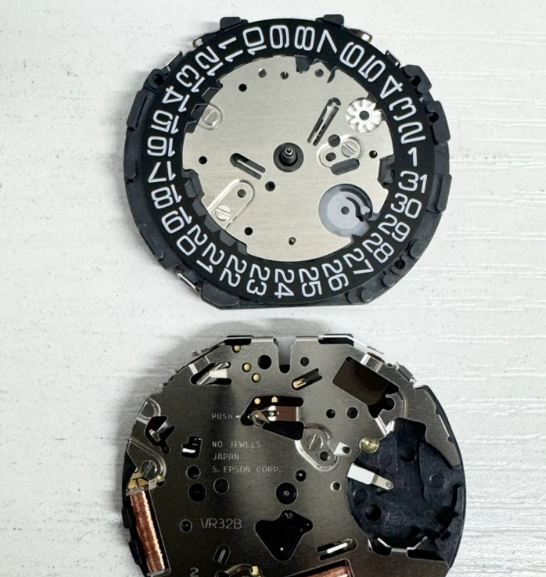 Watch Movement Accessories: VR32 Quartz Movement, VR32B Movement, Six-Hand, Sub-Seconds at 3, 6, 9 O'clock Positions
