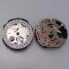5 Watch Accessories: Brand - New Original Japanese VR3GB Movement, 6 - Pin, Three - Point Calendar, VR3G Quartz Movement.