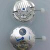 5 Watch Accessories, Domestic Shanghai Six-Hand Tourbillon Movement, Moon Phase at 12 O'clock, Exposed Balance Wheel at 6 O'clock, Single-Beam Multi-Hand Movement