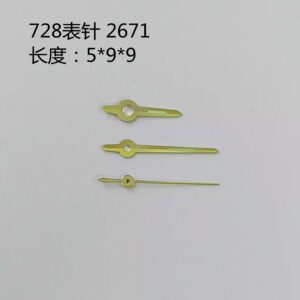 55】 Replacement Watch Hands for Titoni 728, Compatible with 2671 Movement, Hour, Minute and Second Hands