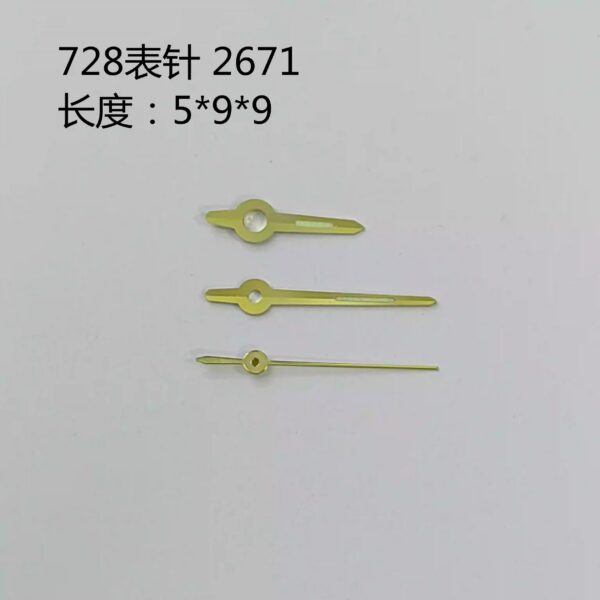 Replacement Watch Hands for Titoni 728, Compatible with 2671 Movement, Hour, Minute and Second Hands